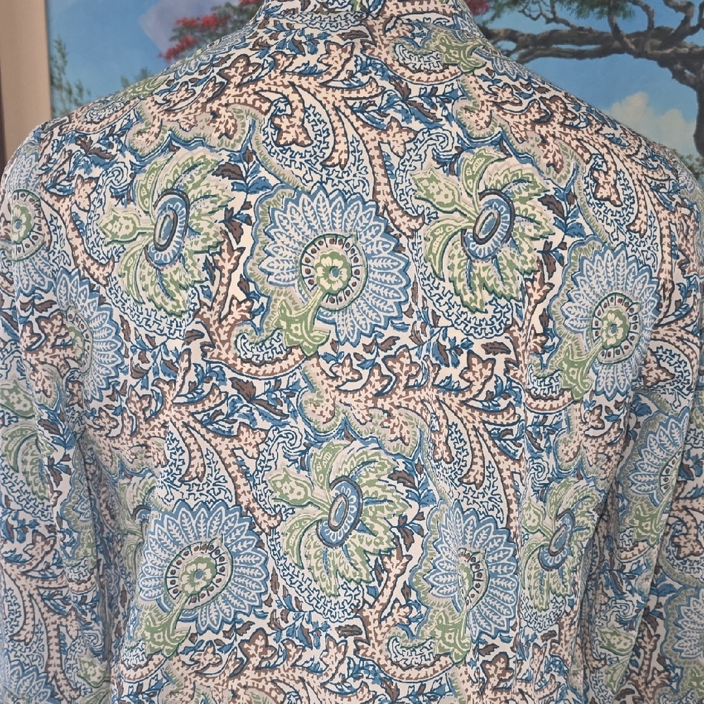 Talbots Multicolor Patterned Blouse - Picture 5 of 5